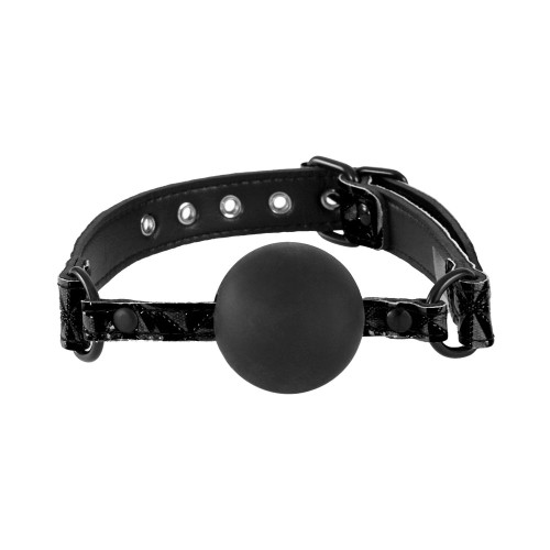 Sinful Soft Silicone Gag - Black