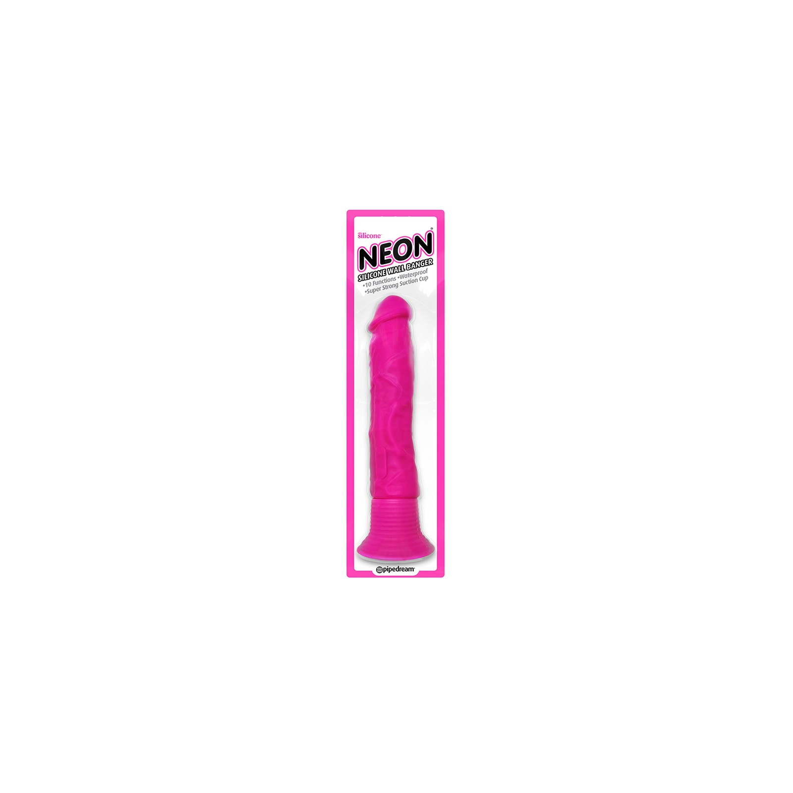 Pipedream Neon Silicone Wall Banger 7.5 Inch Dildo