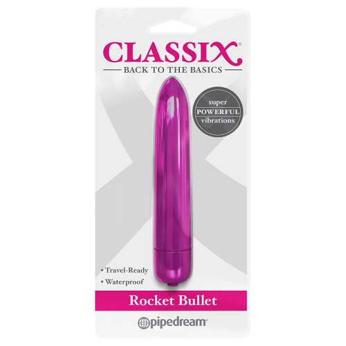 Vibrador Rocket Bullet Pink Classix de Pipedream