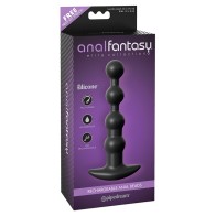 Pipedream Elite Rechargeable Anal Beads Plug Black