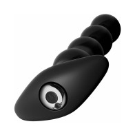 Plug de Perlas Anales Recargable Pipedream Elite en Negro