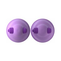 Pipedream Fantasy For Her Succionadores de Pezones Vibrantes - Placer Morado