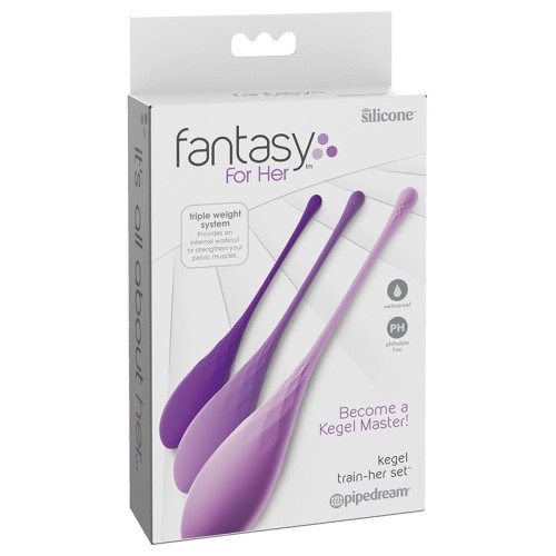 Fantasy Kegel Train-Her Silicone Set