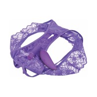 Pipedream Fantasy For Her Crotchless Panty with Vibrator