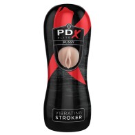 Masturbador Vibrador PDX Elite Pussy Beige/Negro