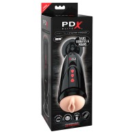 PDX Elite Dirty Talk Vibrating Stroker