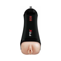 PDX Elite Super Stroker Vibrador Recargable con Respuesta