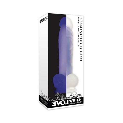 Evolved Dildo Luminiscente Poseable Brilla en la Oscuridad