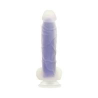 Evolved Dildo Luminiscente Poseable Brilla en la Oscuridad