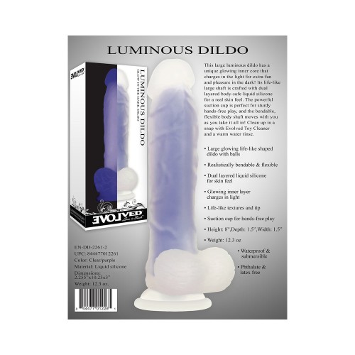 Evolved Luminous Poseable Glow in the Dark Dildo