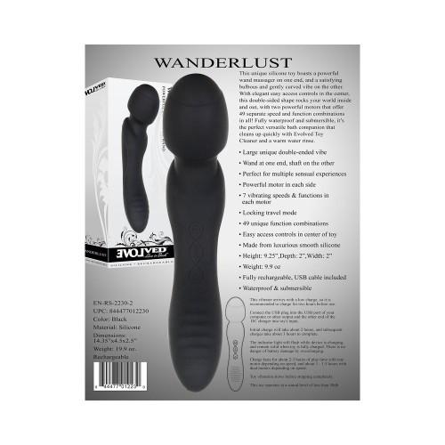 Evolved Wanderlust Dual-Ended Silicone Wand for Pleasure