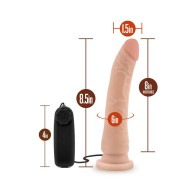 Dildo Vibrador Realista de 8.5 in. Control Remoto Dr. Skin Beige