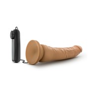 Dr. Skin 8.5 Inch Vibrating Realistic Dildo Tan