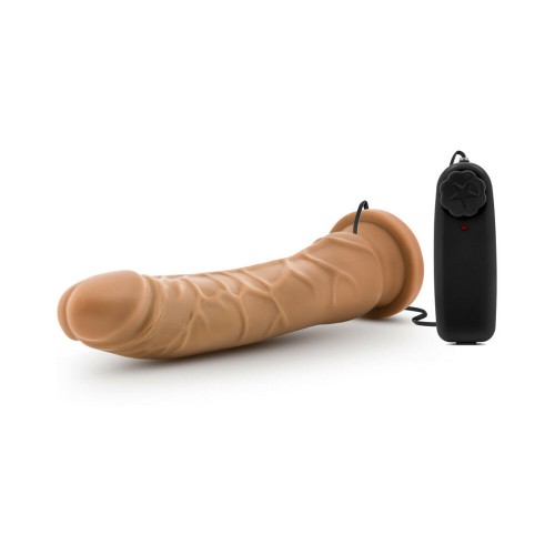 Dr. Skin 8.5 Inch Vibrating Realistic Dildo Tan