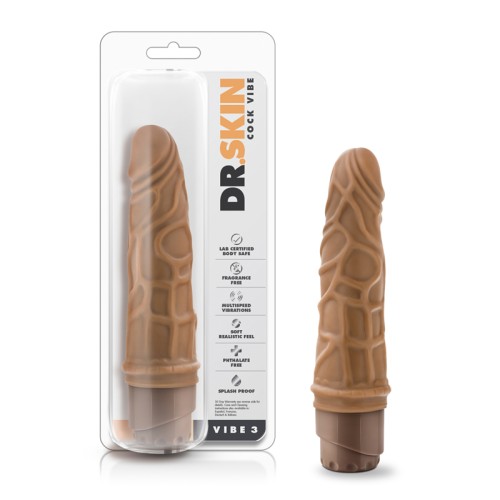 Dr. Skin Vibe 3 Vibrating Dildo