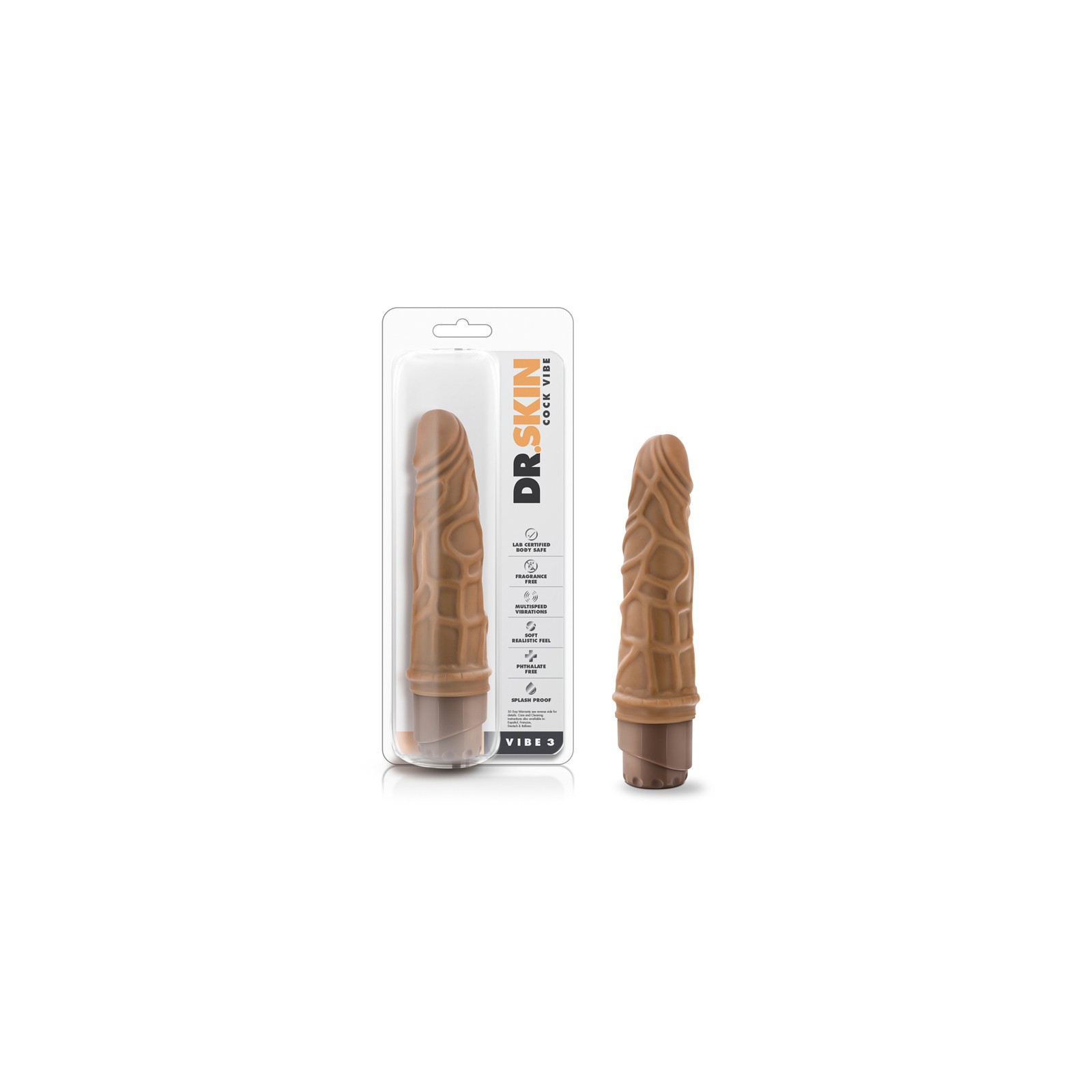 Dr. Skin Vibe 3 Vibrating Dildo