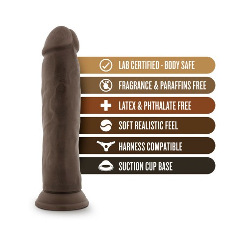 Dr. Skin Realistic 9.5 Inch Dildo Brown - Best Adult Toy