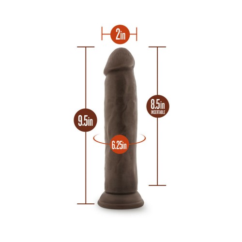 Dr. Skin Realistic 9.5 Inch Dildo Brown - Best Adult Toy