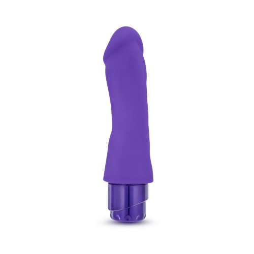 Luxe Marco Dildo Vibrante de Silicona 7.75 Pulgadas Púrpura