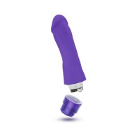 Luxe Marco Dildo Vibrante de Silicona 7.75 Pulgadas Púrpura