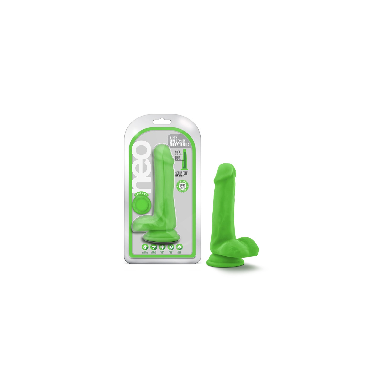 Dildo Realista Neo de 6 in. - Placer Premium