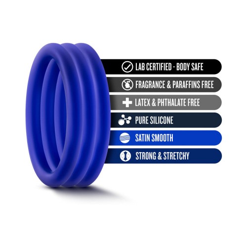 Performance VS1 Premium Silicone Cockrings 3-Pack