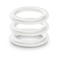 Performance VS2 Silicone Cockrings 3-Pack Small White