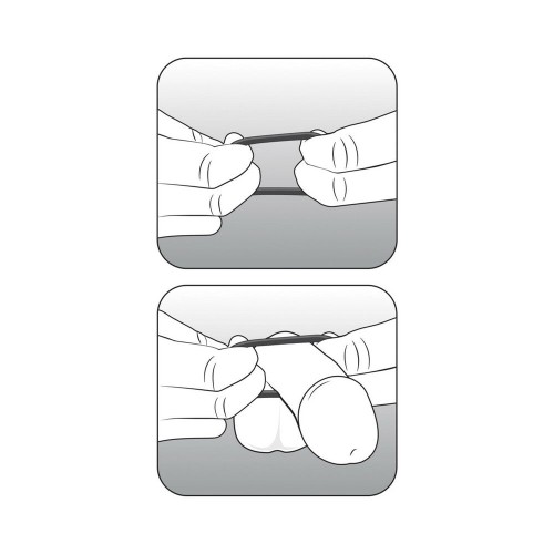 Performance VS2 Silicone Cockrings 3-Pack Small White