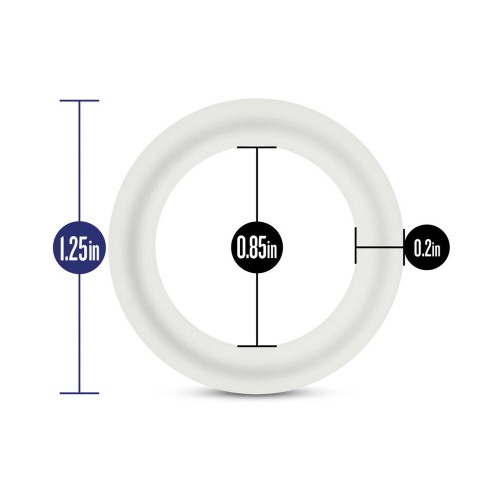 Performance VS2 Silicone Cockrings 3-Pack Small White