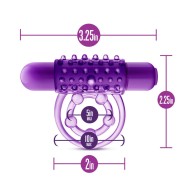 Cockring vibrante de doble correa - Placer supremo para parejas