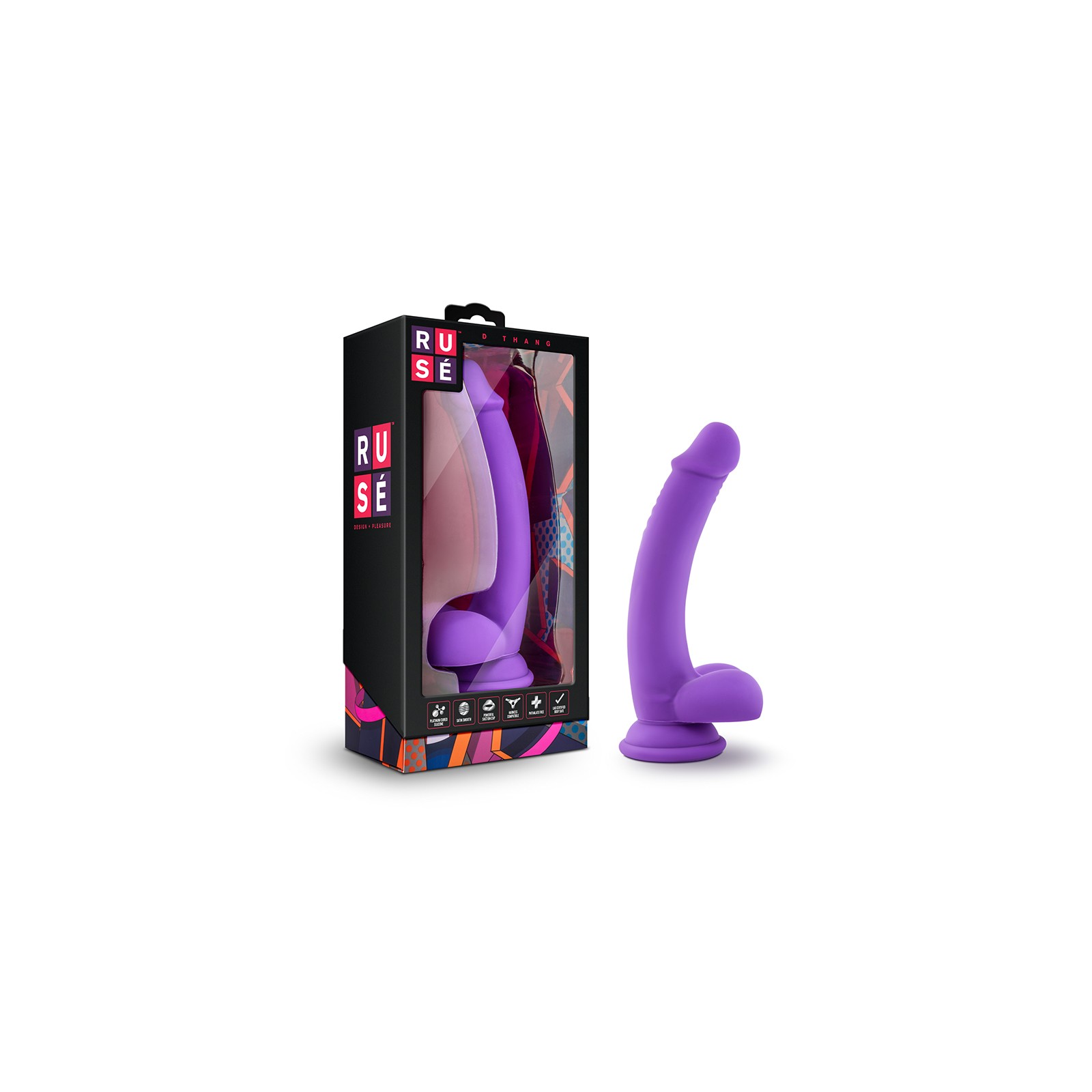 Dildo Semi-Realista Ruse D Thang