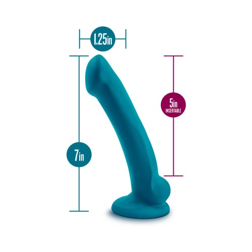 Dildo de Silicona Temptasia Reina de 7 in. Verde Teal