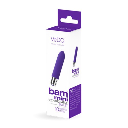 VeDO Bam Mini Rechargeable Bullet for Ultimate Pleasure