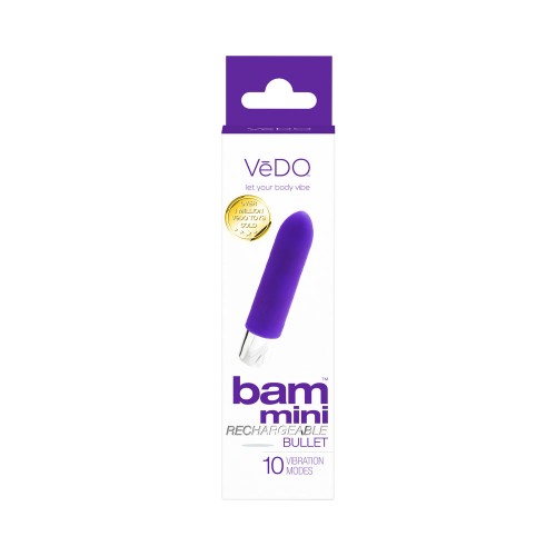 VeDO Bam Mini Rechargeable Bullet for Ultimate Pleasure