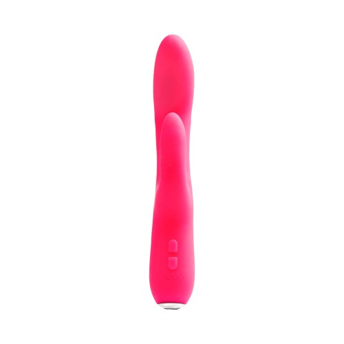 VeDO Rockie Vibrador Doble Recargable - Rosa Zorra