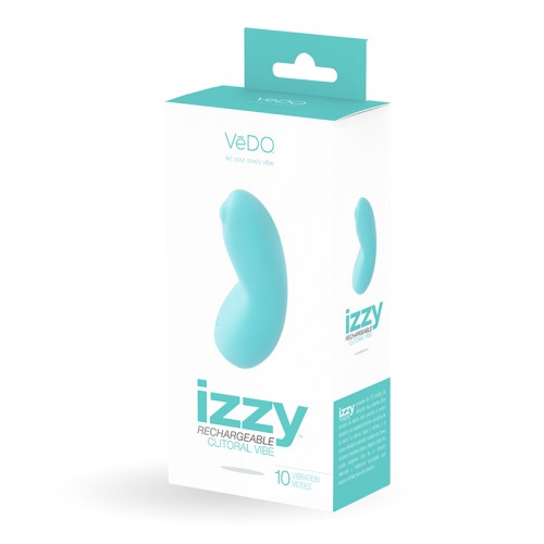 Vibrador Clitoral Recargable VeDO Izzy - Tease Me Turquesa