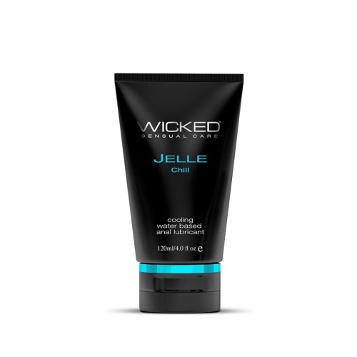 Lubricante Anal Enfriador Wicked Jelle Chill 4 oz - Explora el Placer