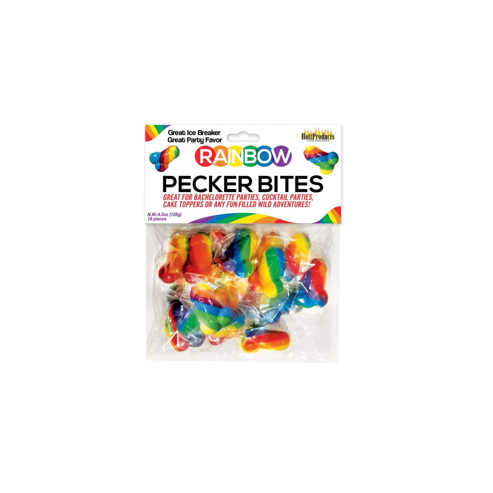 Rainbow Pecker Bites 16 Bag