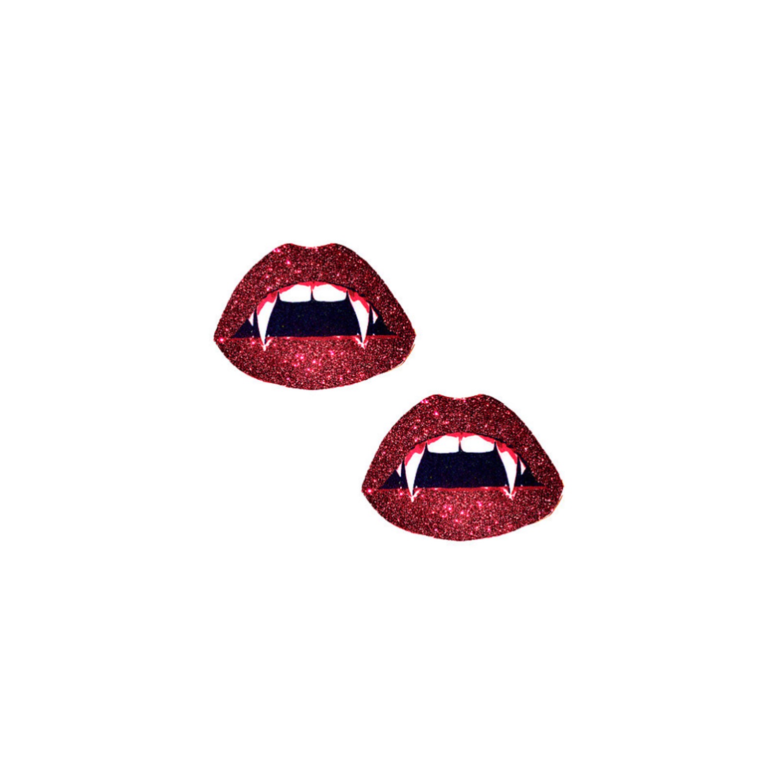 Neva Nude Vampire Lips Glitter Pasties - Stylish Coverage