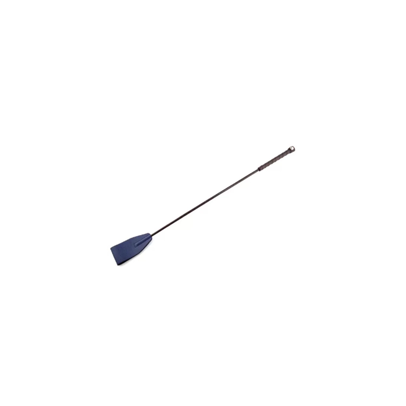 Rouge Blue Leather Riding Crop