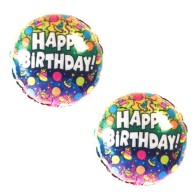 Neva Nude Happy Birthday Balloon Pasties for Celebrations