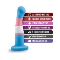 Avant Pride P2 True Blue 6 in. Silicone Dildo