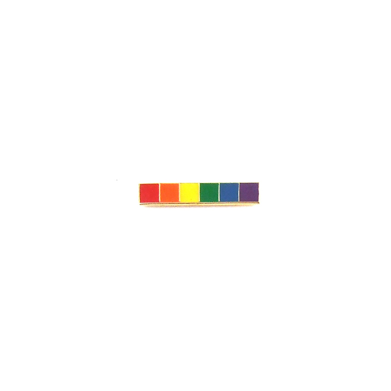 Pin de Solapa Gaysentials Rainbow Bar para Orgullo