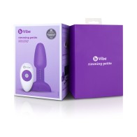 Plug Rotativo y Vibrante Rimming Petite b-Vibe Morado