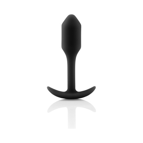 b-Vibe Snug Plug 1 Plug Anal con Peso - Negro