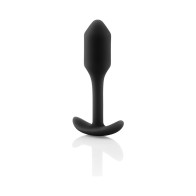 b-Vibe Snug Plug 1 Weighted Anal Plug - Black