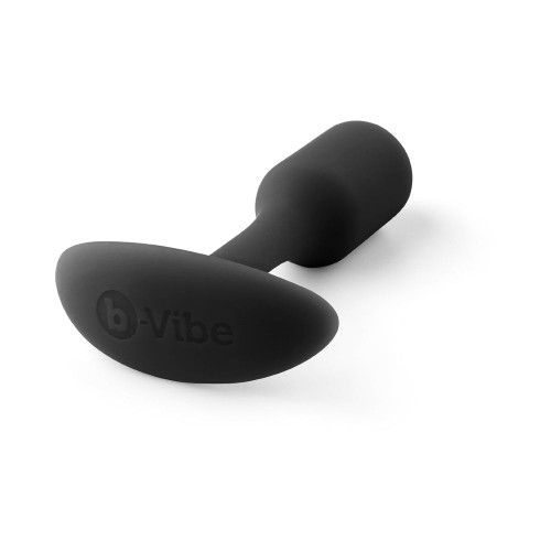 b-Vibe Snug Plug 1 Weighted Anal Plug - Black