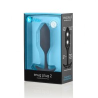 b-Vibe Snug Plug 2 Weighted Silicone Anal Plug - Elegant Pleasure