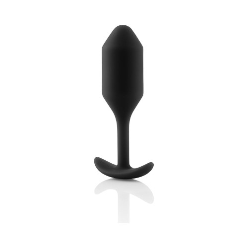 b-Vibe Snug Plug 2 Weighted Silicone Anal Plug - Elegant Pleasure