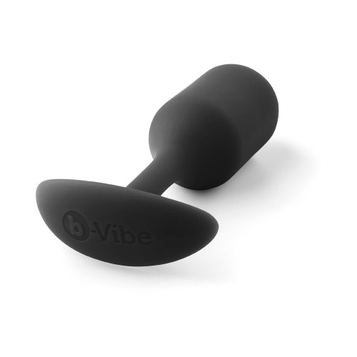 b-Vibe Snug Plug 2 Weighted Silicone Anal Plug - Elegant Pleasure